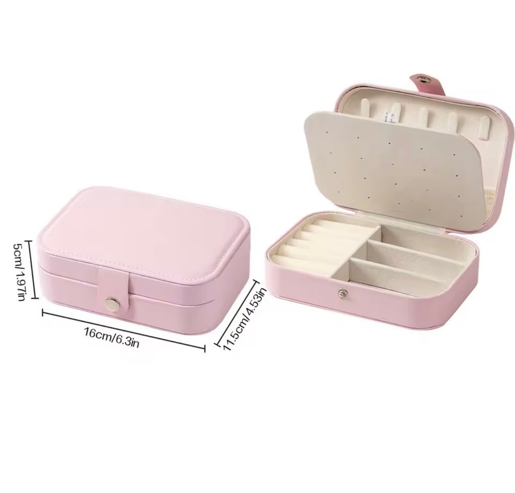 PinkVoyage™ Travel Jewelry Case